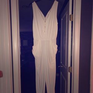 Double Zero White Jumpsuit